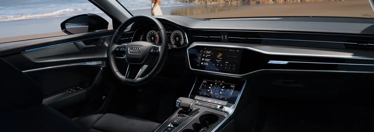 Audi A6 (Ауди A6) из Китая под заказ — передняя панель и экраны мультимедиа
