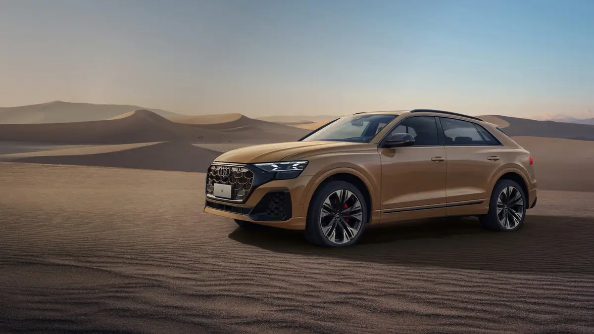 Audi Q8 (Ауди Q8) из Китая под заказ — Силуэт купе и багажник на 605 литров