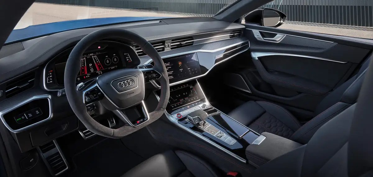 Audi RS7 Sportback из Китая под заказ — Салон RS 7: приборы, отделка, климат