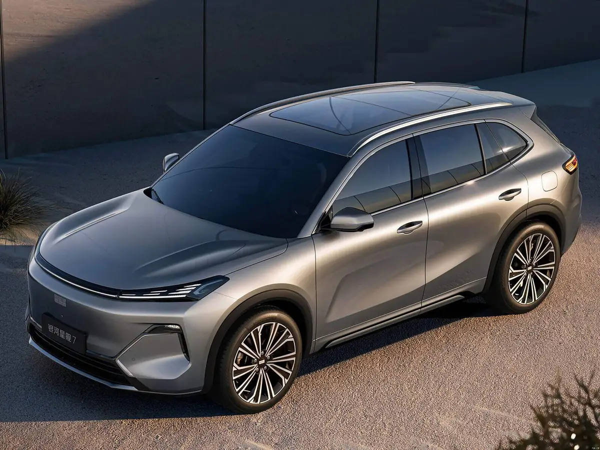 Geely Galaxy Starship 7 (Джили Галакси Старшип 7) из Китая под заказ — Кузов Starship 7: 4740×1905×1685 мм и шесть цветов
