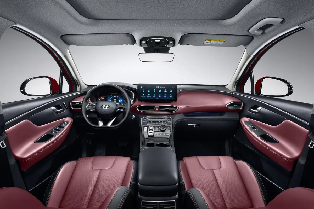 Hyundai Santa Fe (Хендай Санта Фе) из Китая под заказ — Климат, проекция и багажник: что есть в каждой версии