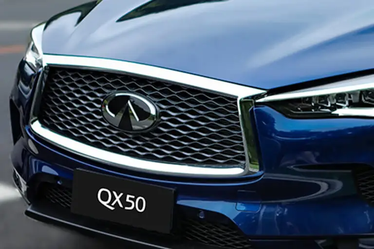 Infiniti QX50 (Инфинити QX50) из Китая под заказ — Решётка радиатора и оптика