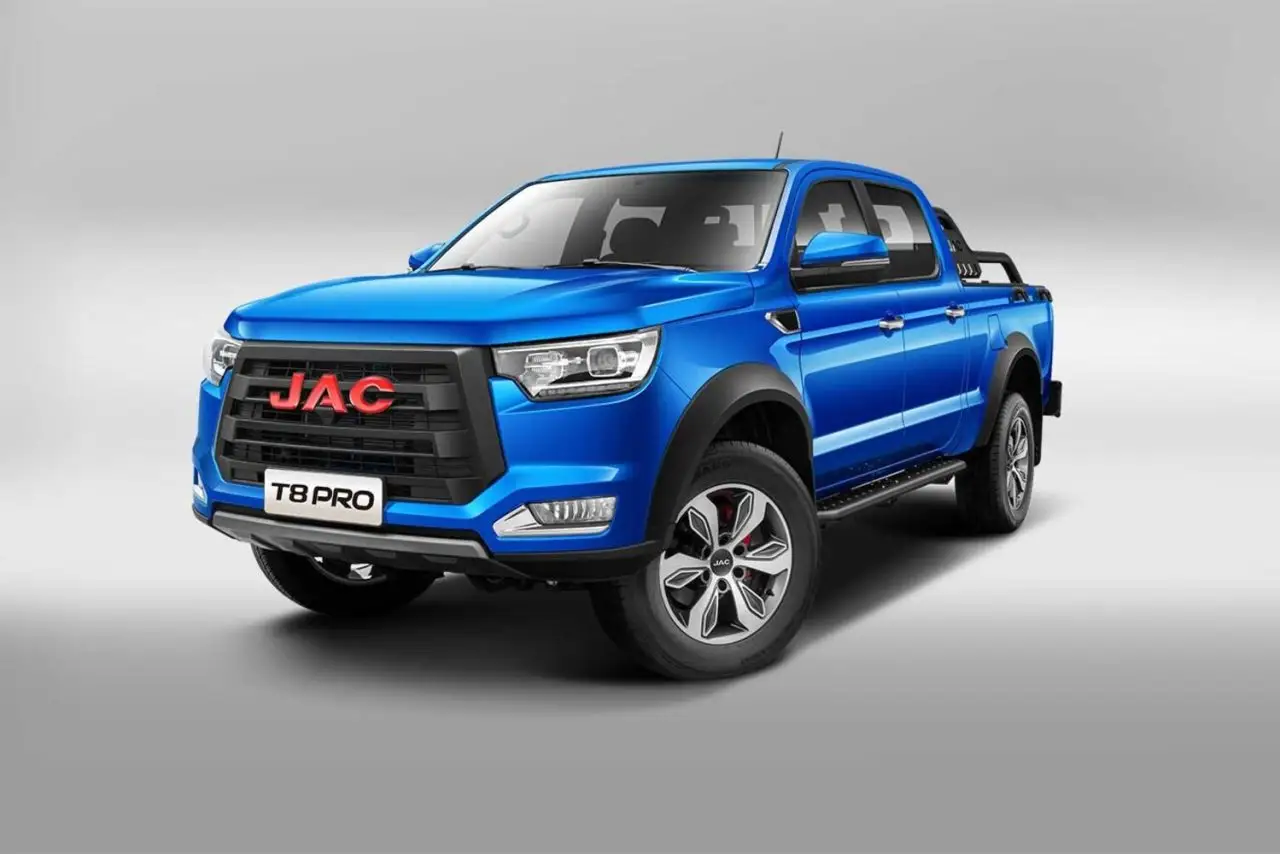 JAC T8 Pro (ДЖАК T8 Про) из Китая под заказ — вид спереди в три четверти