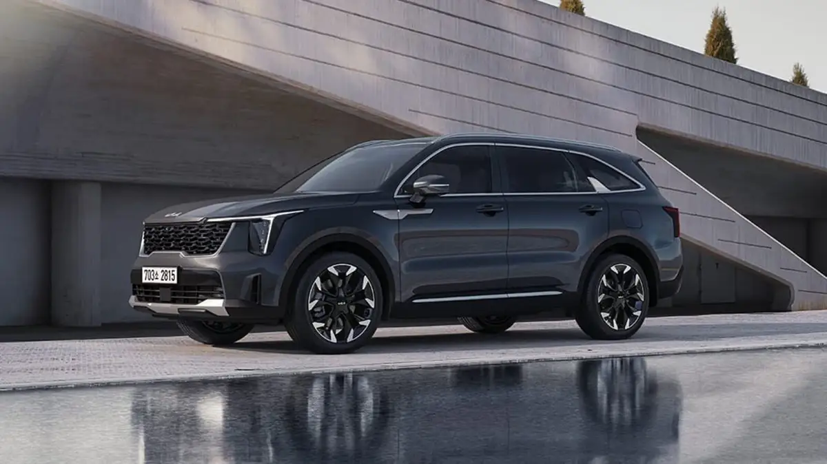 Kia Sorento (Киа Соренто) из Кореи под заказ — вид спереди в три четверти