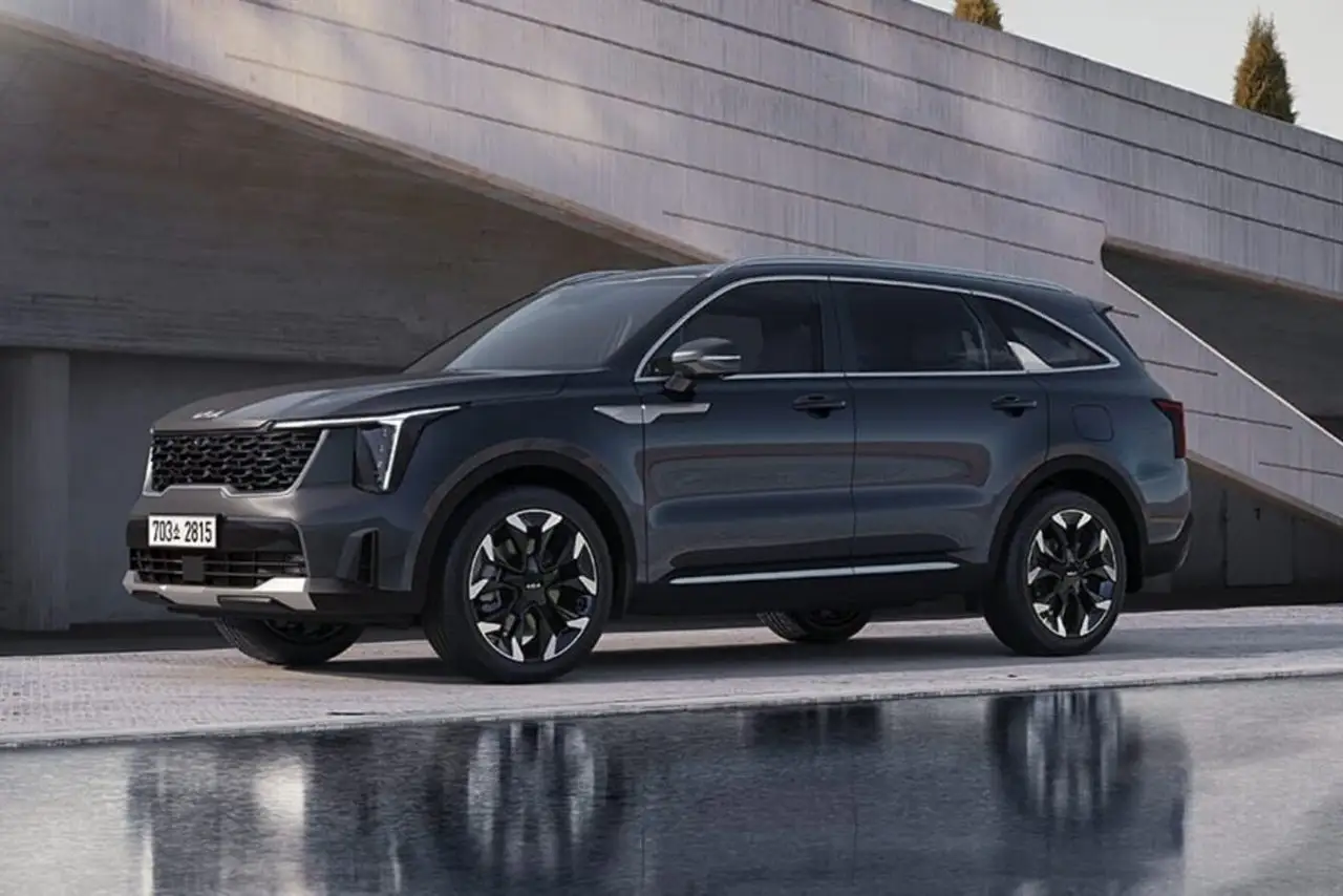 Kia Sorento (Киа Соренто) из Кореи под заказ — вид спереди в три четверти