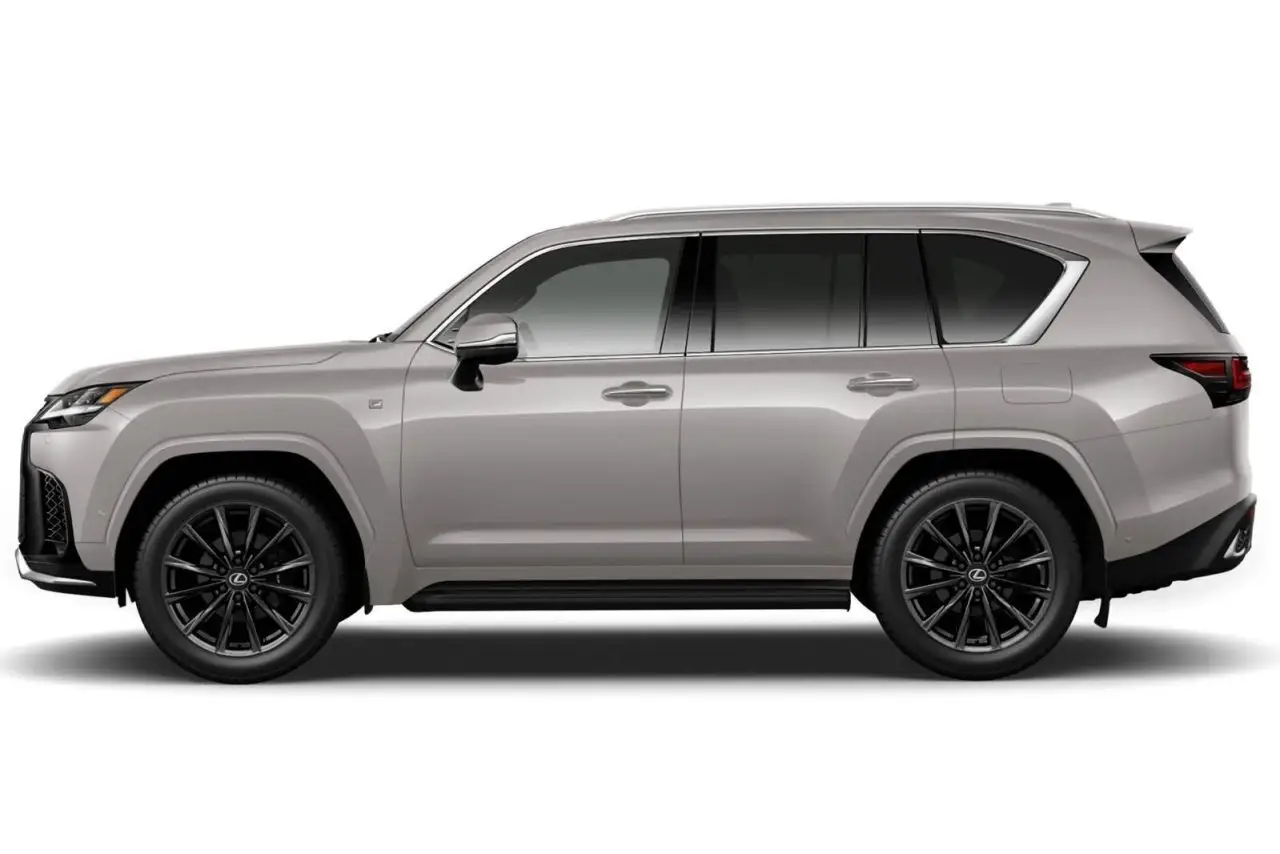 Lexus LX (Лексус LX) из Китая под заказ — вид сбоку в три четверти