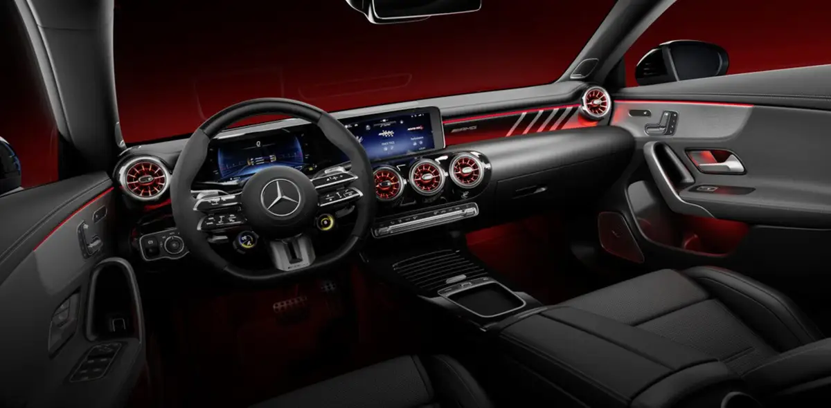Mercedes-Benz CLA (Мерседес CLA) из Китая под заказ — Mercedes-AMG CLA 35 — салон