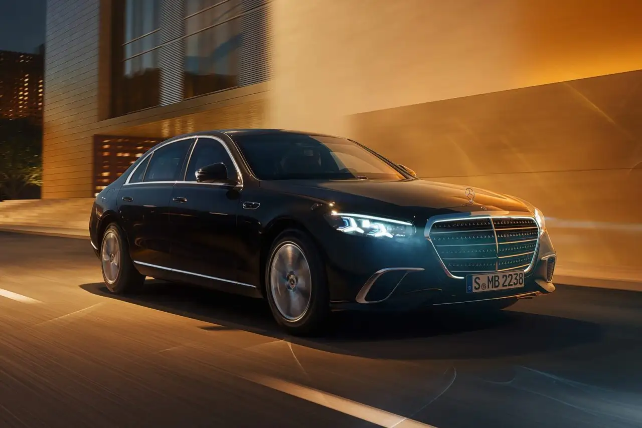 Mercedes-Benz S-Class (Мерседес S-Класс) из Китая под заказ — вид спереди в три четверти