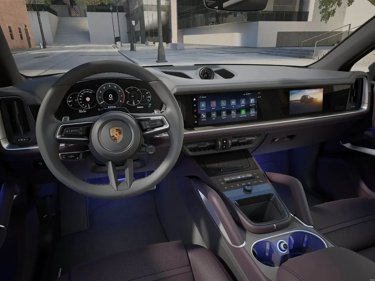 Porsche Cayenne (Порше Кайен) из Китая под заказ — Салон, оснащение и русификация Cayenne