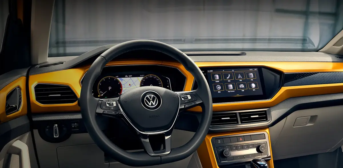 Volkswagen T-Cross (Фольксваген T-Кросс) из Китая под заказ — салон, передняя панель