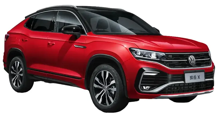 Volkswagen Tayron X из Китая под заказ — Красный, вид спереди