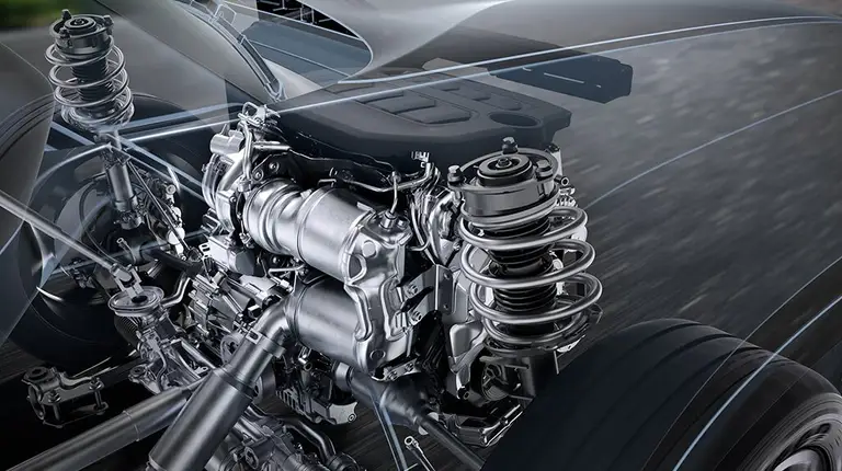 Volkswagen Teramont Pro (Фольксваген Террамонт Про) из Китая под заказ — двигатель в разрезе