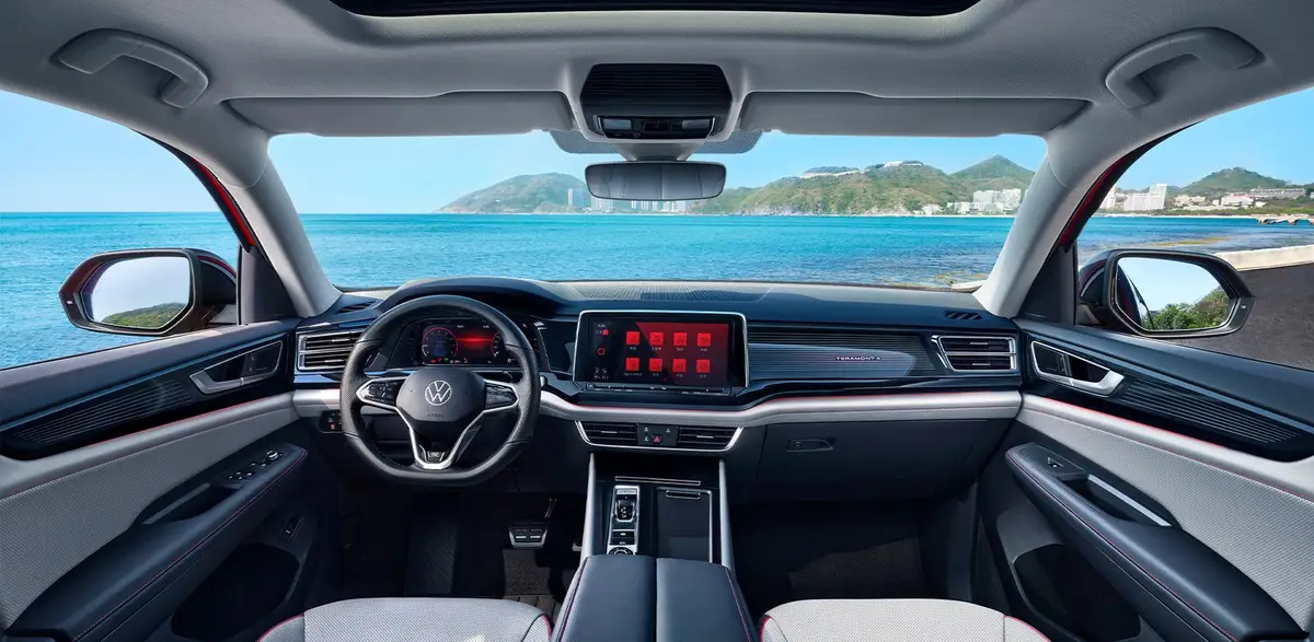 Volkswagen Teramont X из Китая под заказ — Передняя панель с парящей центральной консолью