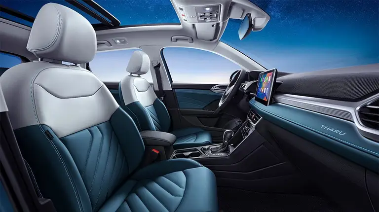 Volkswagen Tharu (Фольксваген Тхару) из Китая под заказ — салон и передние кресла