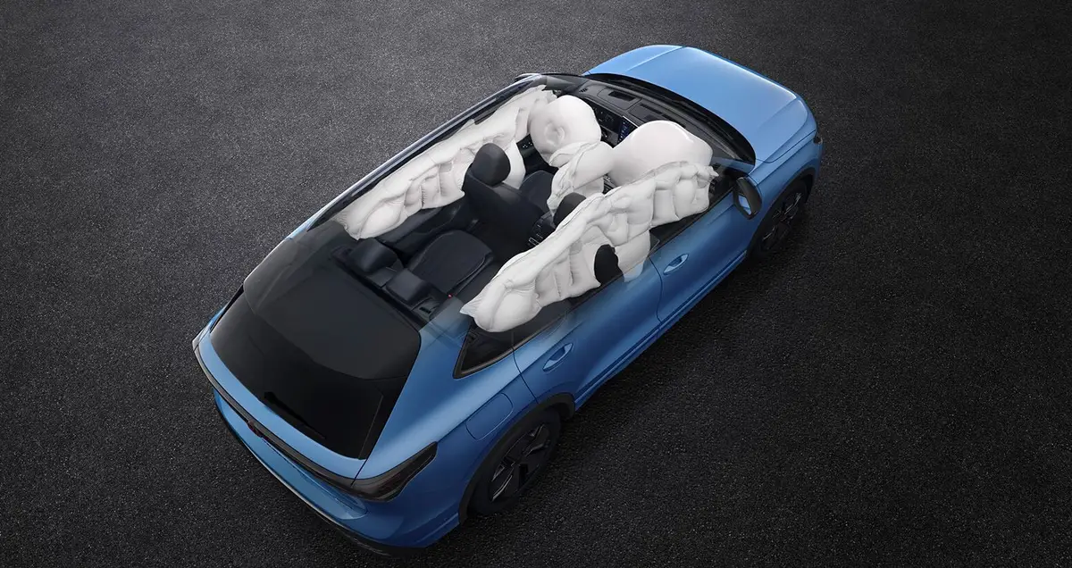 Volkswagen Tiguan L (Фольксваген Тигуан L) из Китая под заказ — кресла салона, вид сверху