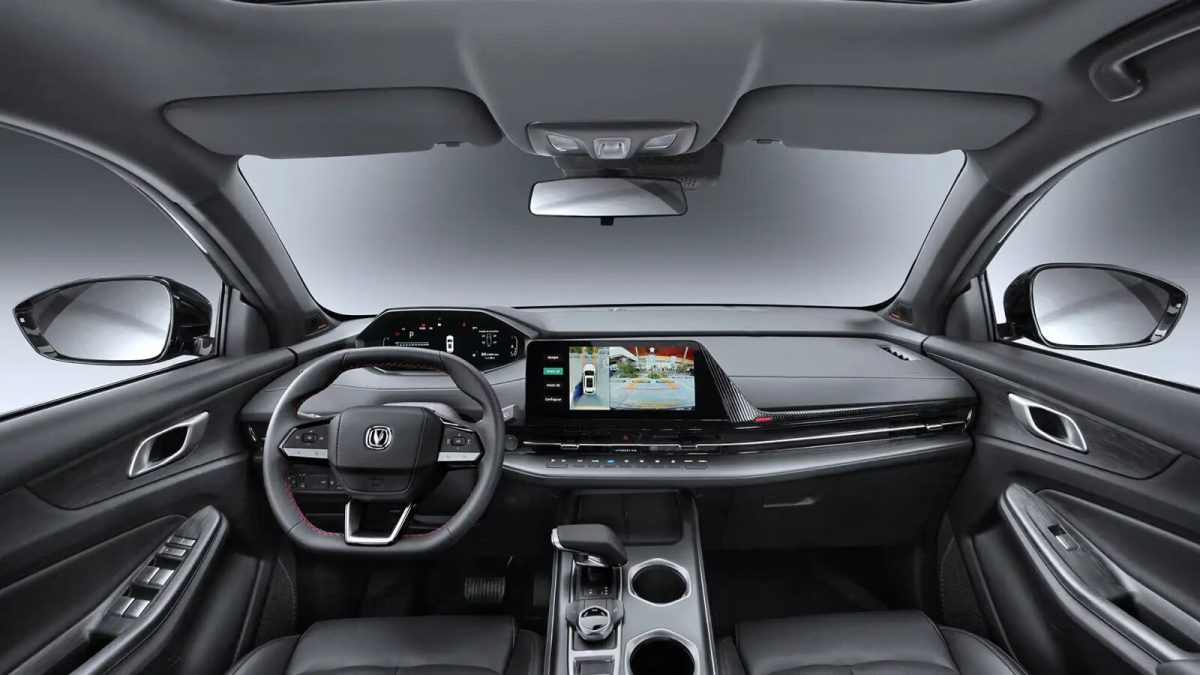 Панорамный обзор салона Changan CS55 Plus