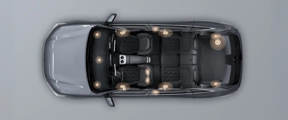 Компоновка салона Changan CS75 Plus, вид сверху