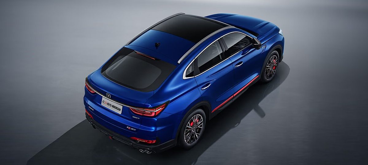 Changan CS85 Coupe сверху сзади