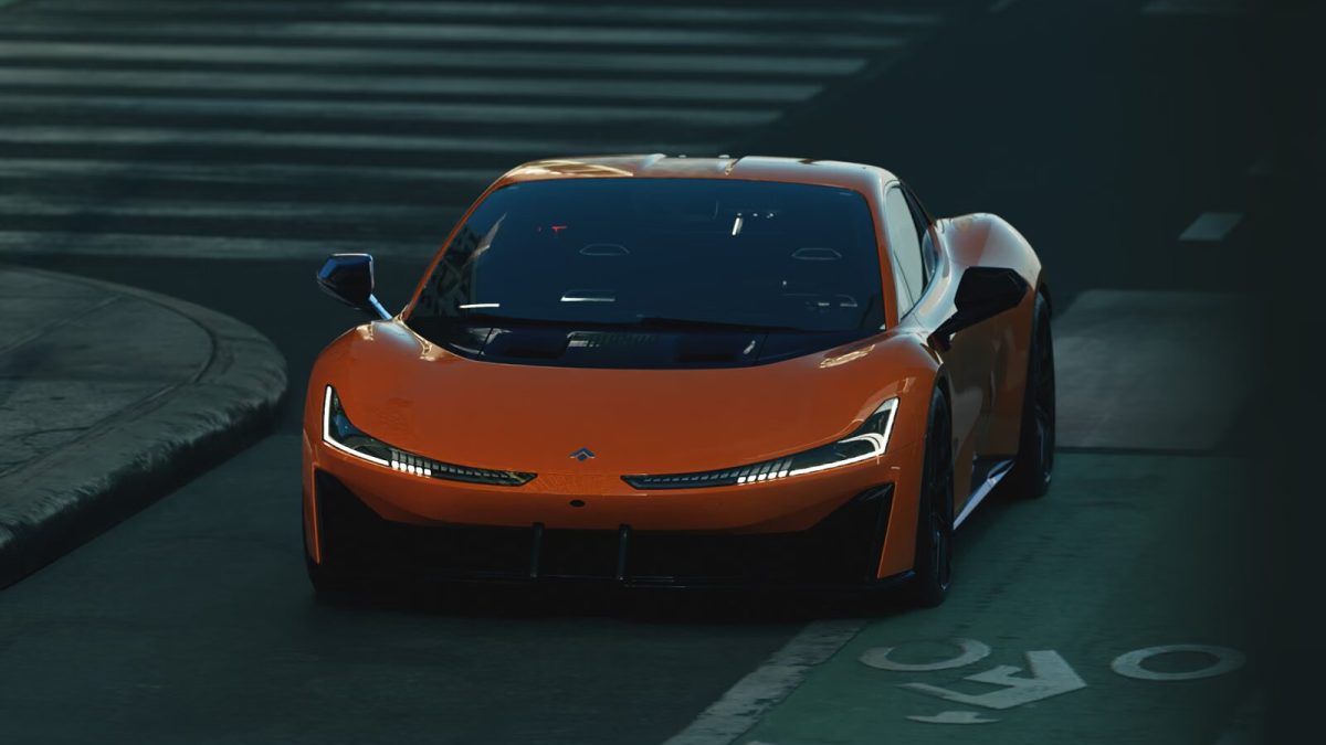 GAC Hyper SSR — передний ракурс сверху