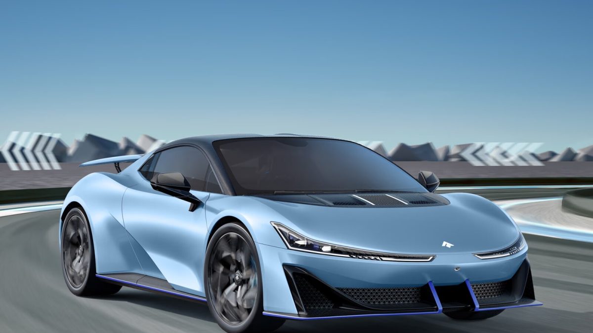 GAC Hyper SSR — передний ракурс на трассе