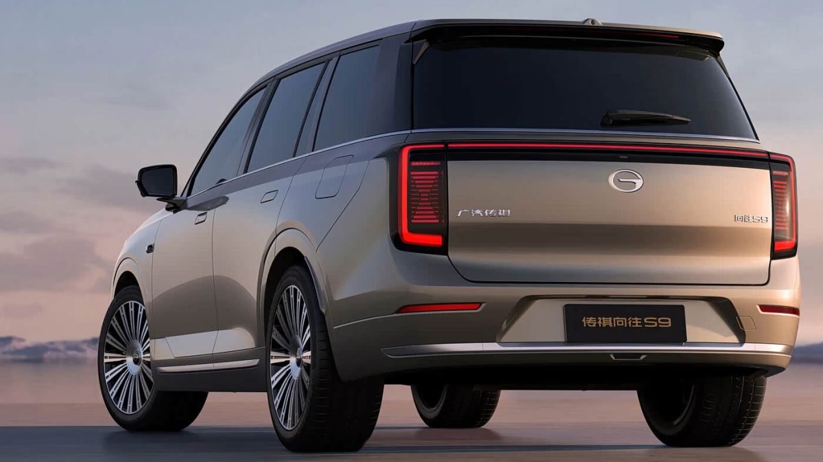 GAC S9 2025 — вид сзади в три четверти