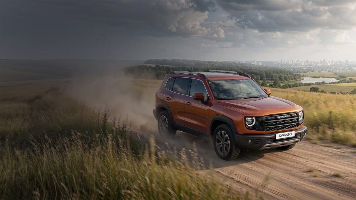 Haval Dargo на грунтовой дороге