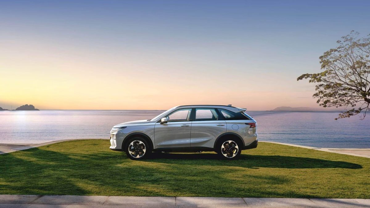 Haval Xiaolong Max второго поколения — профиль у моря