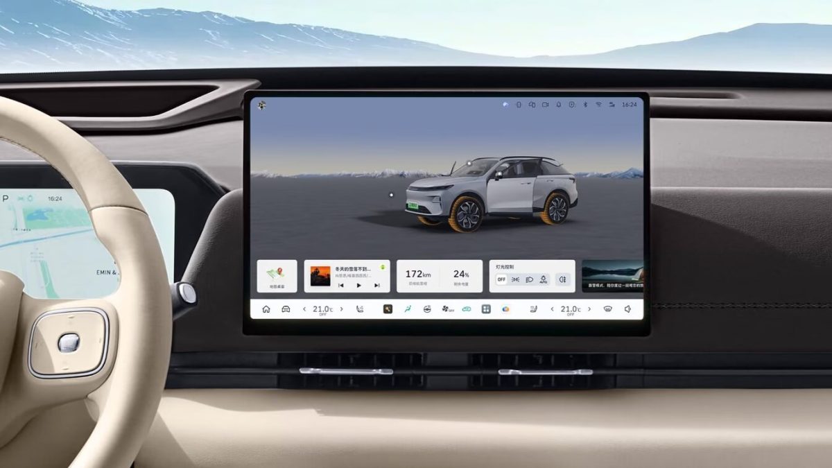 Haval Xiaolong Max второго поколения — центральный экран мультимедиа