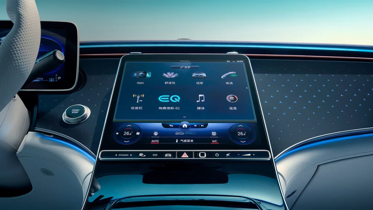 Mercedes-Benz EQE на заказ из Китая