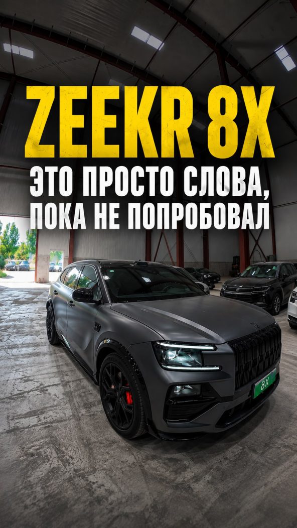 Zeekr 8X: разбираем версию и оснащение