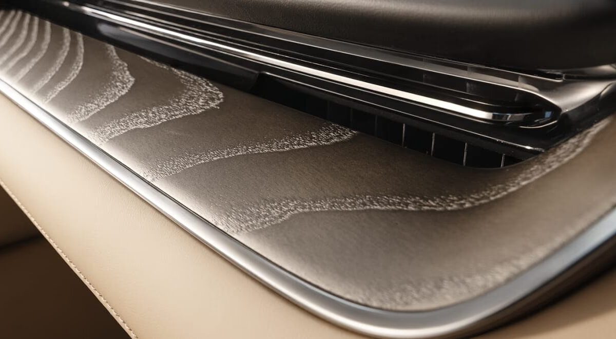 Отделка центральной панели Toyota bZ7